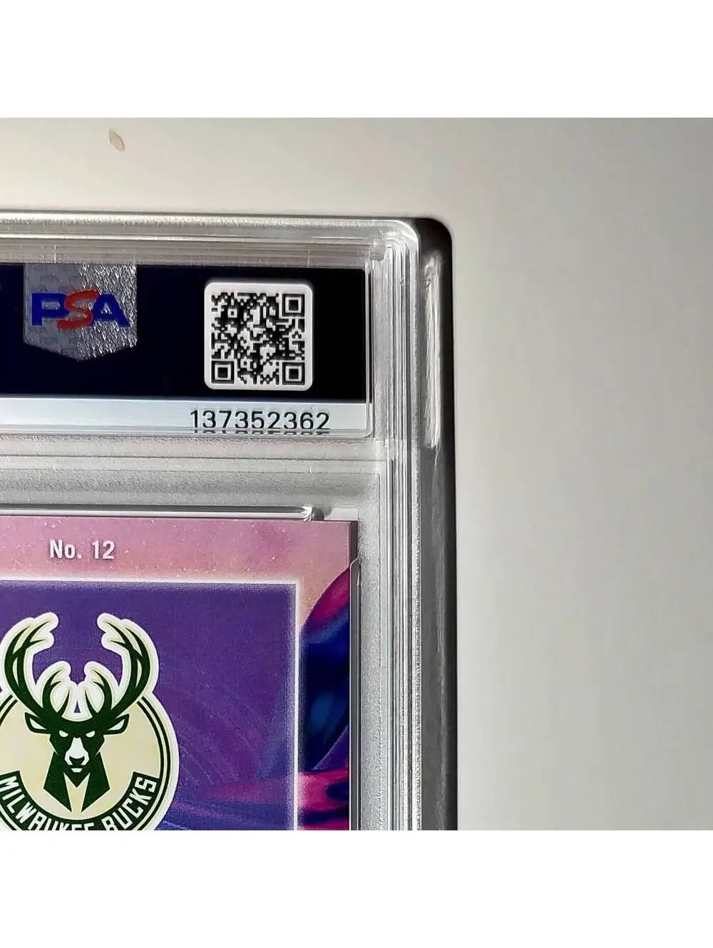 Giannis Antetokounmpo 2023 Panini Hoops Premium Anti Gravity #12 PSA 10 Gem Mint